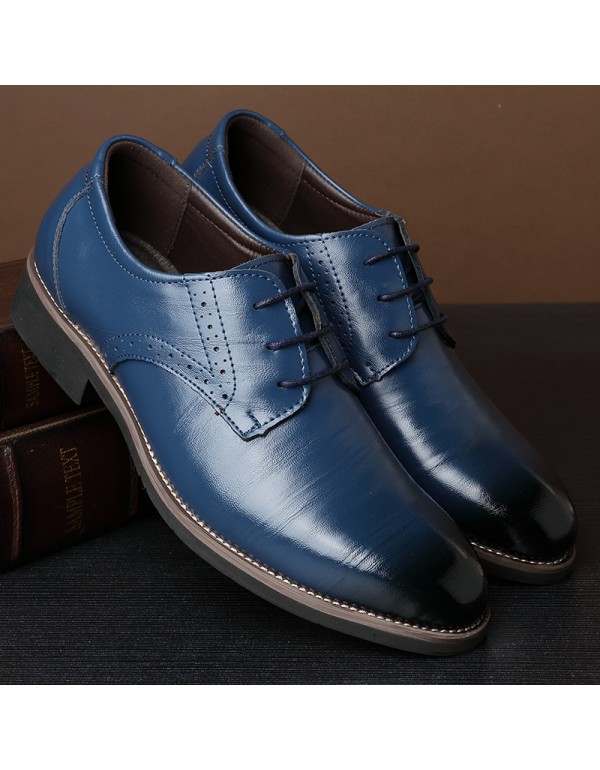 Amazon wishlazada casual leather shoes men's forei...