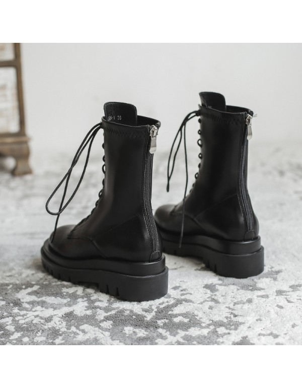 Martin boots 2021 new spring and autumn England thin boots single boots thick soled boots children's versatile women's boots lace up short boots women's Boots 