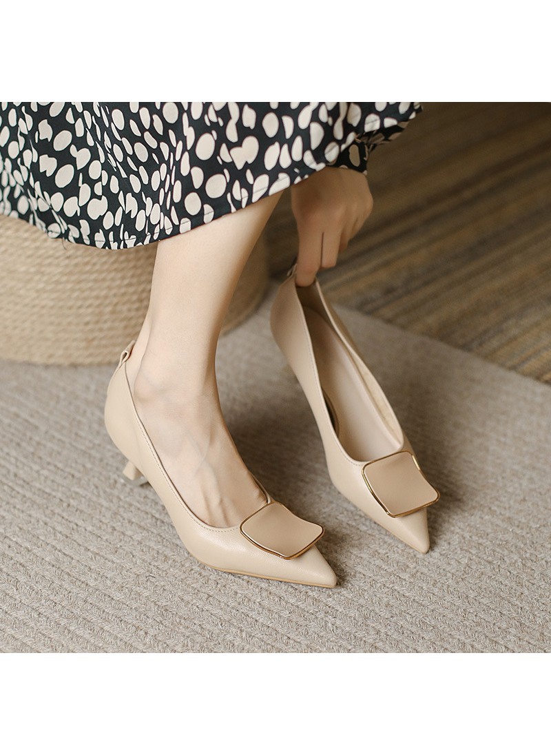 1688-17 high heels women's 2021 new thin heel soft...