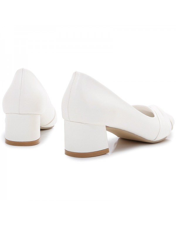 Independent station express new solid color pointed bow professional high heels 2021 cross border e-commerce fashion women's shoes 