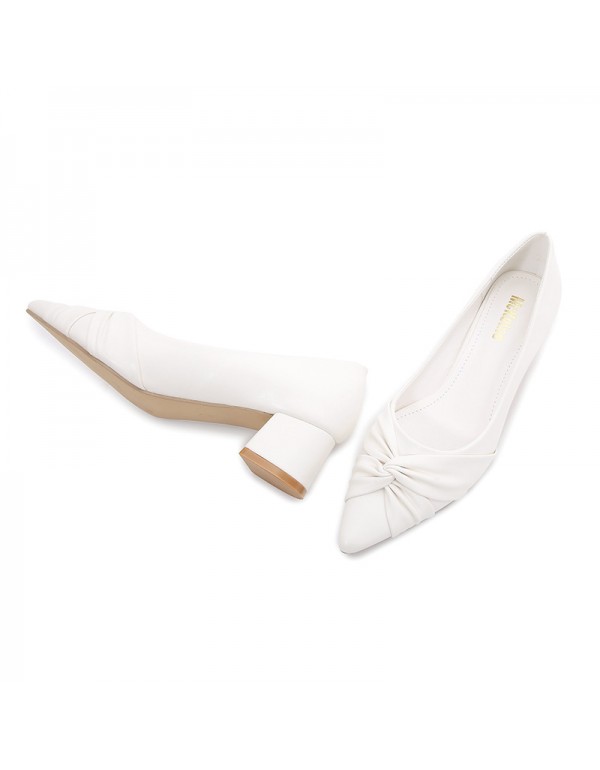 Independent station express new solid color pointed bow professional high heels 2021 cross border e-commerce fashion women's shoes 
