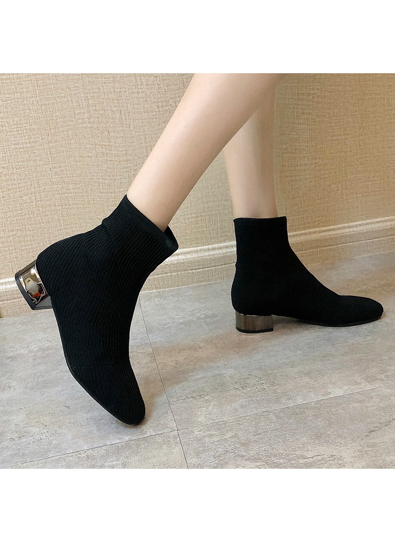 2020 new spring and autumn boots women's casual an...