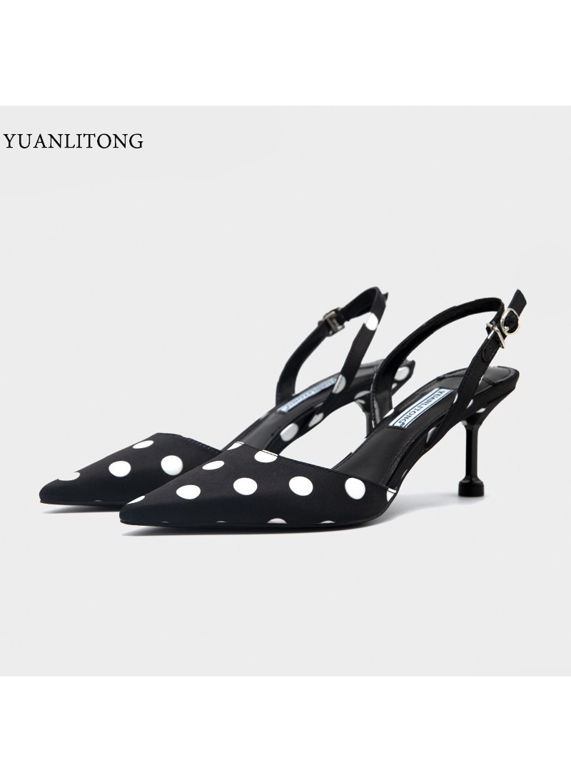2022 spring and summer pointed sandals women's bac...