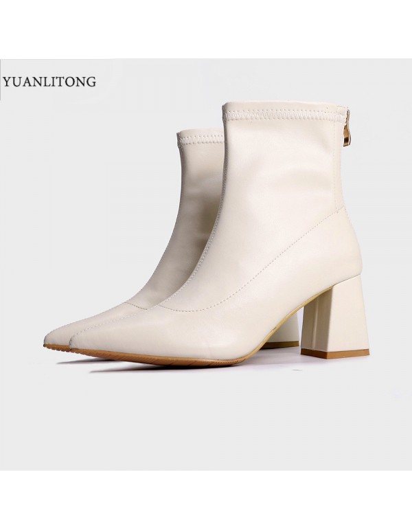 Yuanlitong 2022 new net red thin boots pointed sex...