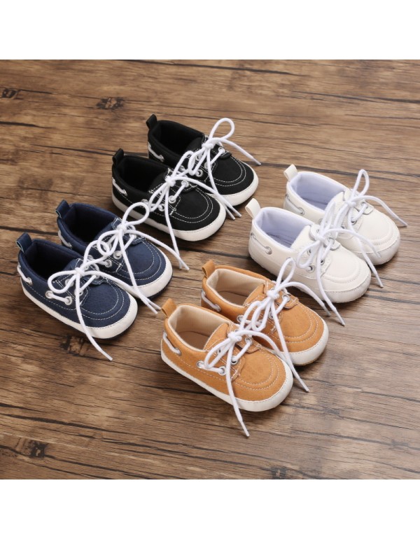 Baby shoes spring and autumn style 0-1-year-old boys' and girls' shoes soft soled casual walking shoes 