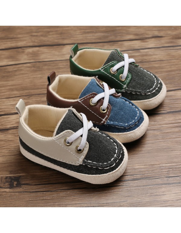 Spring and autumn 0-1 year old baby walking shoes comfortable soft sole baby shoes casual shoes 