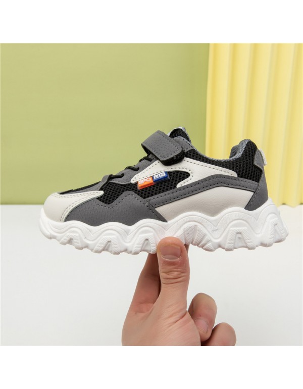 [Code Breaking clearance] children's shoes boys' sports shoes 2022 spring and autumn girls' middle-aged and big children's online Red daddy shoes 