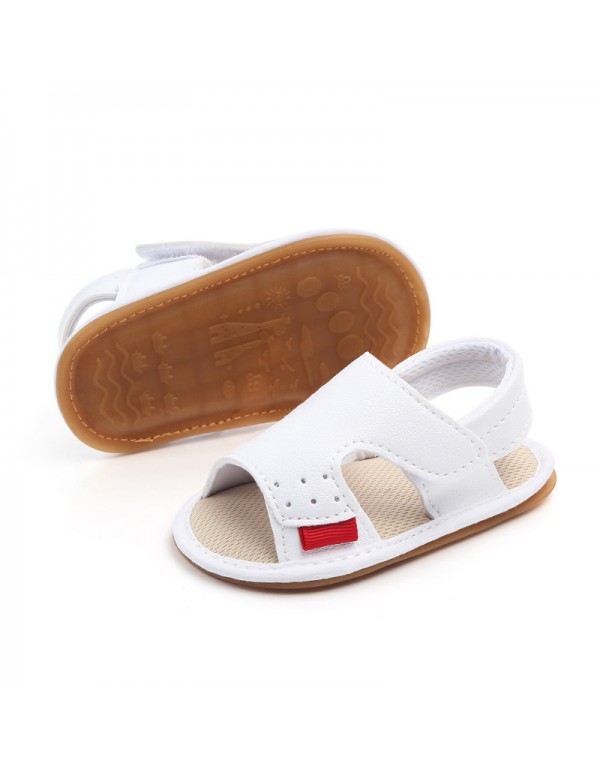 Summer baby shoes 0-1 year old casual baby male sandals soft soled Velcro non slip breathable walking shoes wholesale 