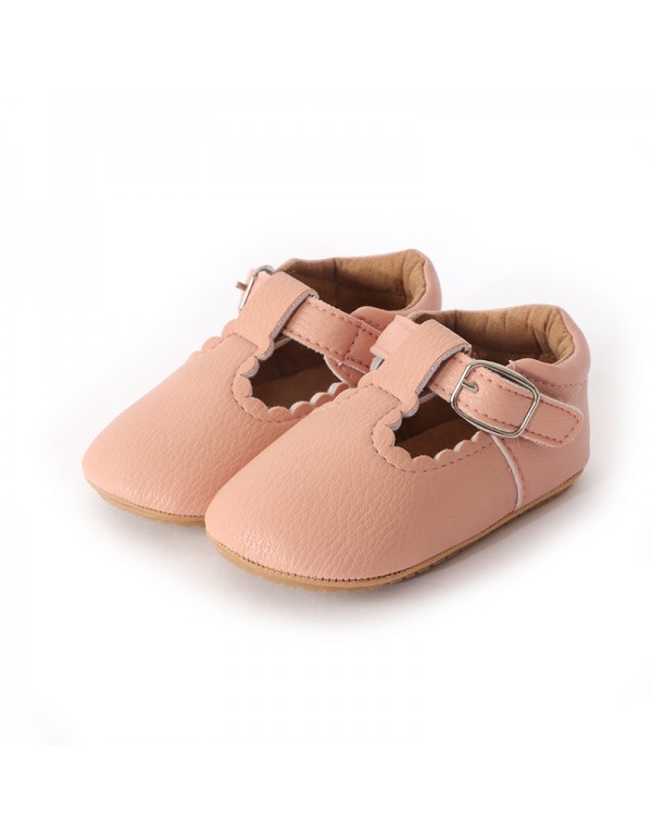 Spring and autumn 0-1 year old baby walking shoes leisure princess shoes baby princess shoes rubber soled baby shoes walking shoes 