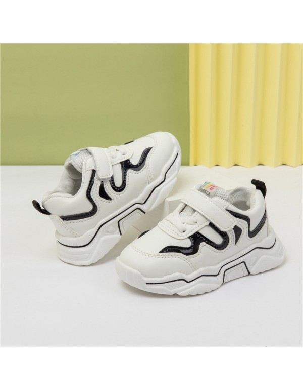 [Code Breaking clearance] children's shoes boys' sports shoes 2022 spring and autumn girls' middle-aged and big children's online Red daddy shoes 