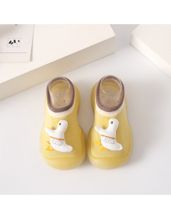 Spring and summer cartoon animal indoor shoes wear-resistant baby socks shoes breathable and comfortable children's men's and women's walking shoes manufacturer direct sales 