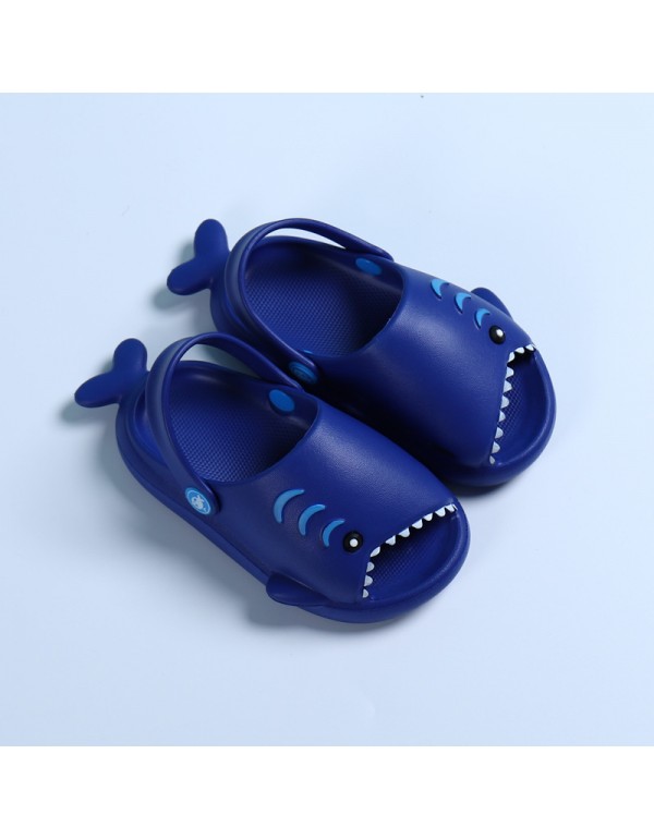 Heli shark new fashion little shark cool children's shoes flat bottom leisure daily wear male and female baby beach sandals 