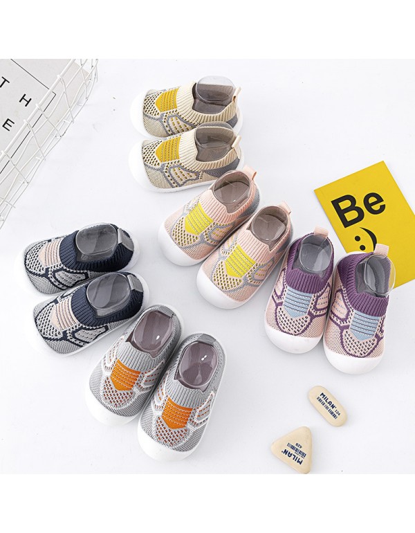 Baby Toddler shoes baby shoes soft sole anti slip 0-1-3 years old spring and autumn boys and girls indoor anti kick shoes and socks 