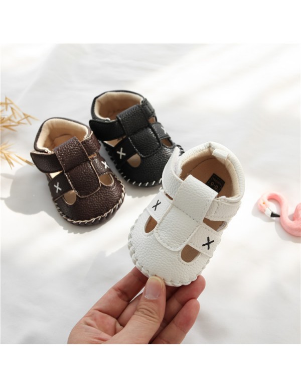 Hansheng baby sandals 0-1 year old toddlers summer soft bottom non slip baby shoes babyshoes 2019 