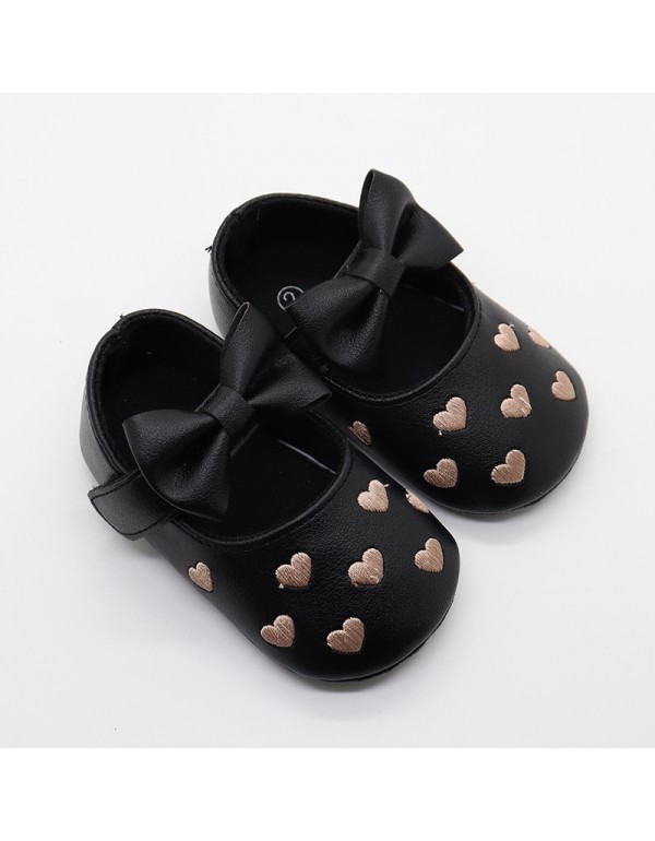 New baby shoes butterfly heart-shaped foreign trade Korean baby shoes toddler shoes princess style comfortable soft soled children's shoes wholesale 