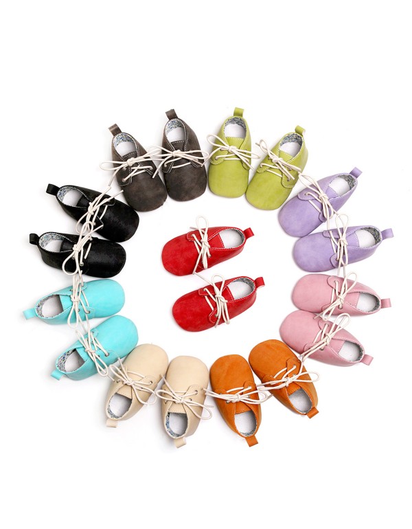 The manufacturer sells spring and autumn new baby shoes, non slip baby shoes, lace up toddler shoes, soft sole, one hair substitute 