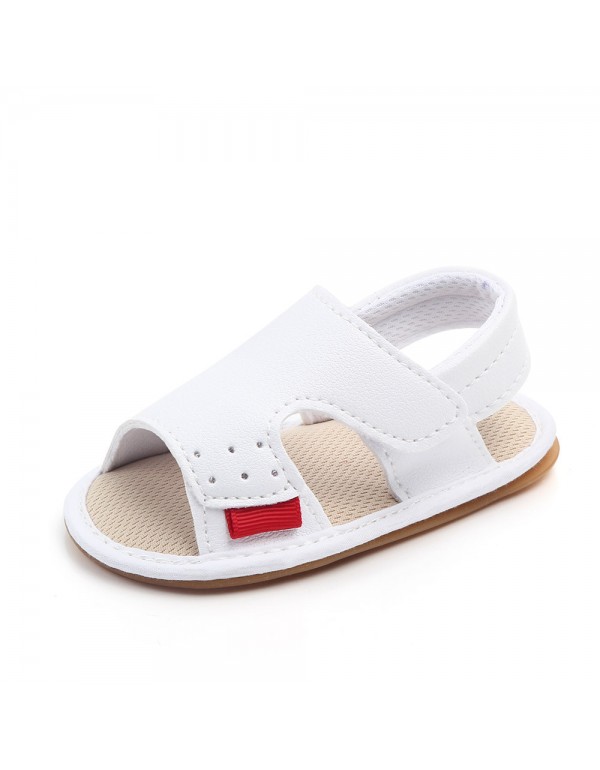 Summer baby shoes 0-1 year old casual baby male sandals soft soled Velcro non slip breathable walking shoes wholesale 