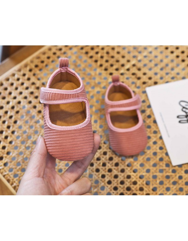 New baby shoes corduroy spring and autumn baby soft soled shoes leisure toddlers 