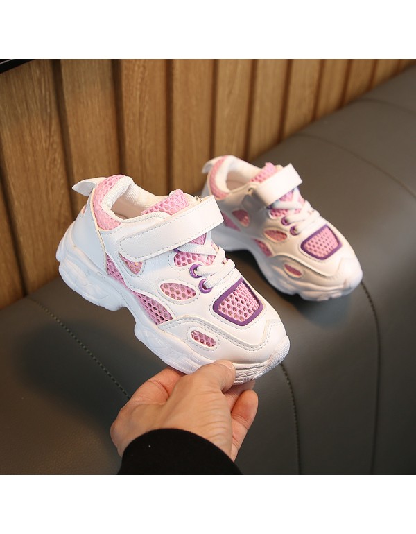 [Code Breaking clearance] children's shoes boys' sports shoes 2022 spring and autumn girls' middle-aged and big children's online Red daddy shoes 