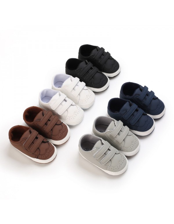 Baby shoes spring and autumn style 0-1 year old male baby shoes soft soled walking shoes 