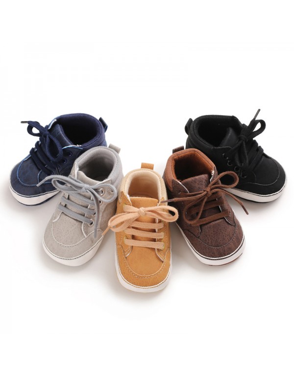 Spring and autumn baby lace up shoes 1-0-year-old men's casual shoes 