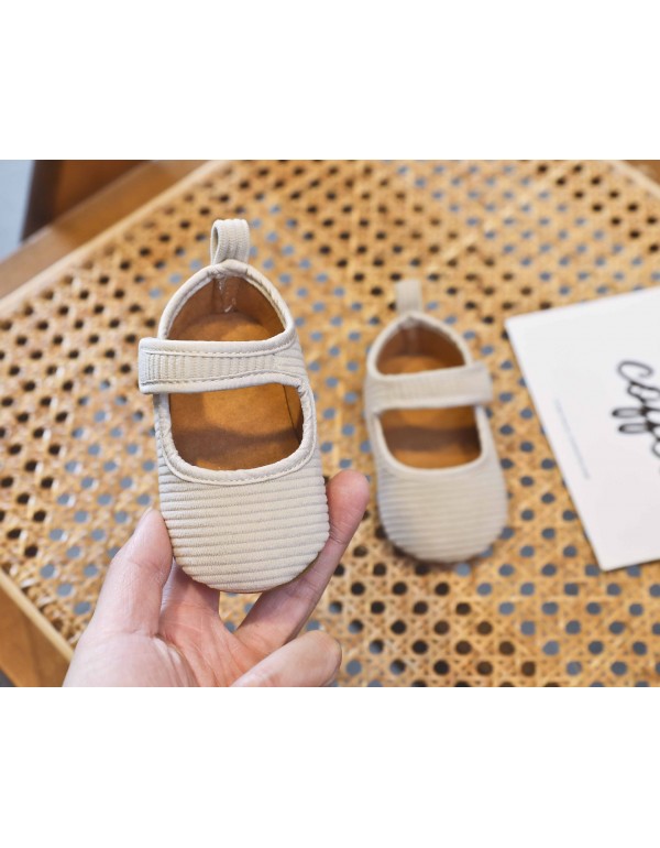 New baby shoes corduroy spring and autumn baby soft soled shoes leisure toddlers 
