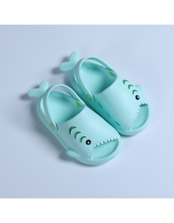 Heli shark new fashion little shark cool children's shoes flat bottom leisure daily wear male and female baby beach sandals 