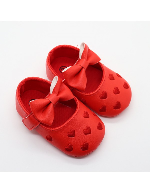 New baby shoes butterfly heart-shaped foreign trade Korean baby shoes toddler shoes princess style comfortable soft soled children's shoes wholesale 