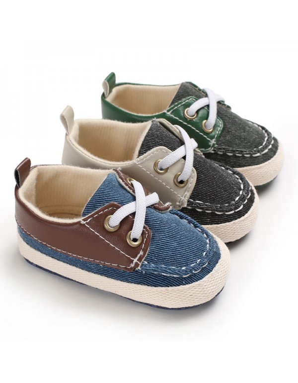 Spring and autumn 0-1 year old baby walking shoes comfortable soft sole baby shoes casual shoes 