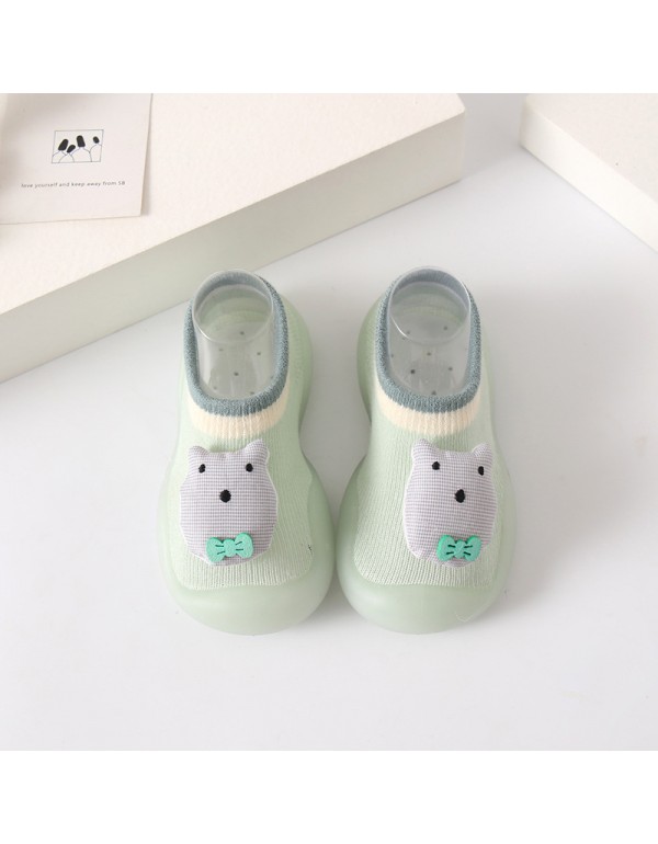 Spring and summer cartoon animal indoor shoes wear-resistant baby socks shoes breathable and comfortable children's men's and women's walking shoes manufacturer direct sales 