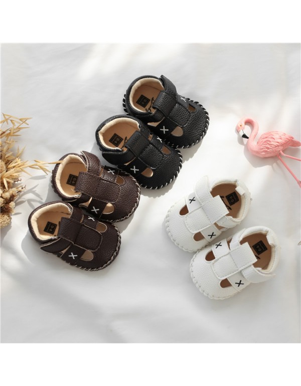 Hansheng baby sandals 0-1 year old toddlers summer soft bottom non slip baby shoes babyshoes 2019 