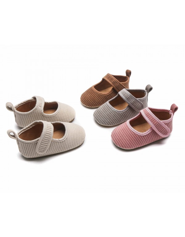 New baby shoes corduroy spring and autumn baby soft soled shoes leisure toddlers 