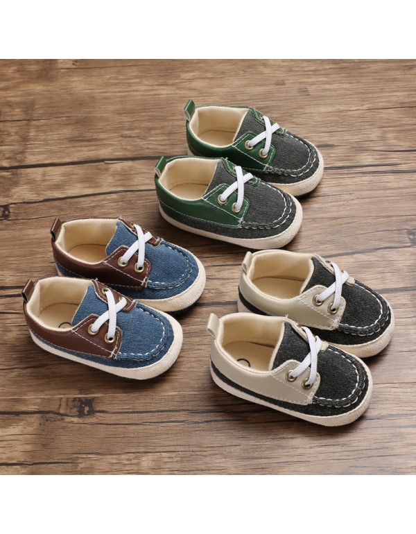 Spring and autumn 0-1 year old baby walking shoes ...