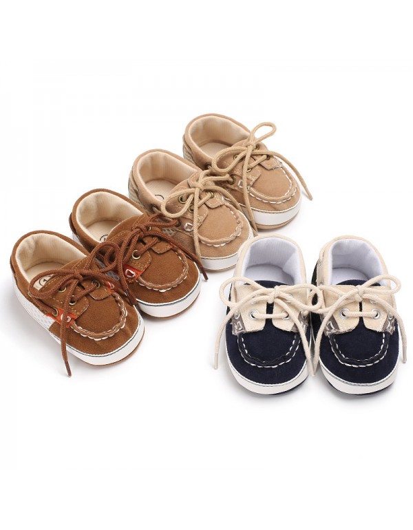 Baby shoes spring and autumn foreign trade 0-1-year-old boys' and girls' shoes soft soled casual walking shoes 