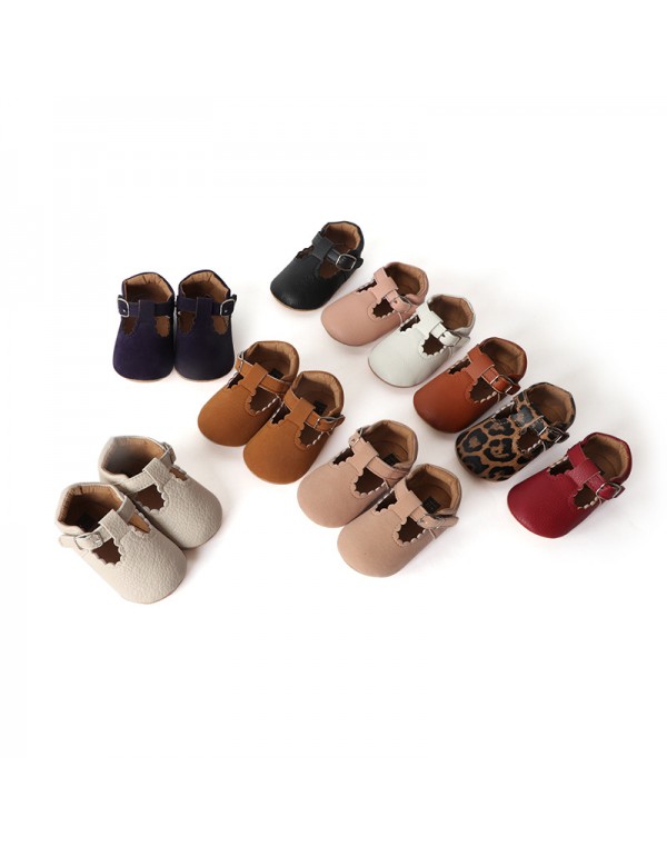 Spring and autumn 0-1 year old baby walking shoes leisure princess shoes baby princess shoes rubber soled baby shoes walking shoes 