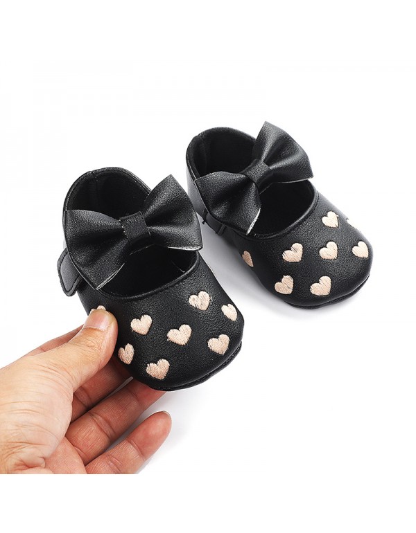 0-1 year old one heart baby shoes toddler shoes baby shoes soft soled baby shoes one hair substitute 