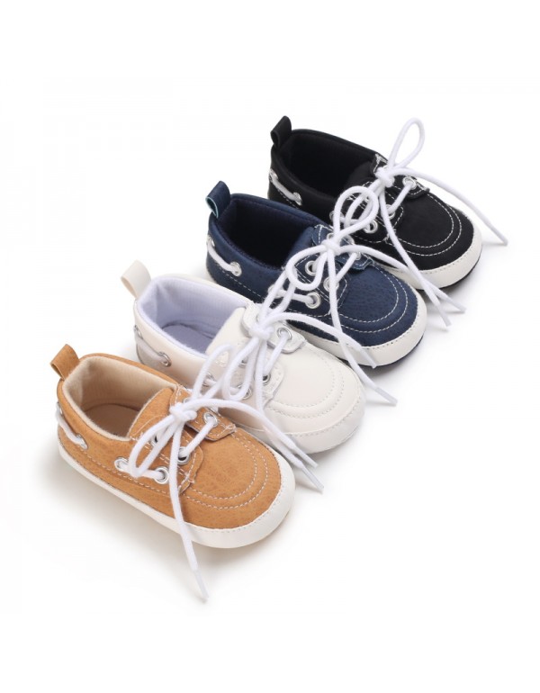 Baby shoes spring and autumn style 0-1-year-old boys' and girls' shoes soft soled casual walking shoes 