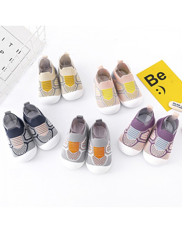 Baby Toddler shoes baby shoes soft sole anti slip 0-1-3 years old spring and autumn boys and girls indoor anti kick shoes and socks 