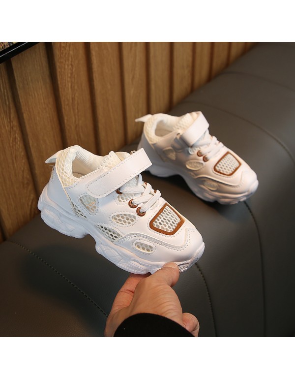 [Code Breaking clearance] children's shoes boys' sports shoes 2022 spring and autumn girls' middle-aged and big children's online Red daddy shoes 