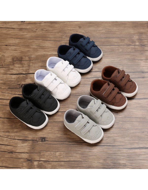 Baby shoes spring and autumn style 0-1 year old male baby shoes soft soled walking shoes 