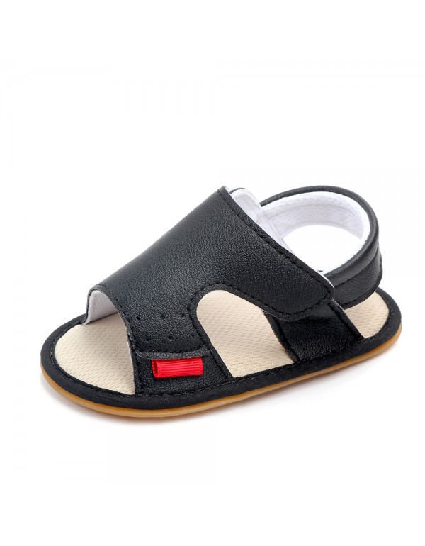 Summer baby shoes 0-1 year old casual baby male sandals soft soled Velcro non slip breathable walking shoes wholesale 