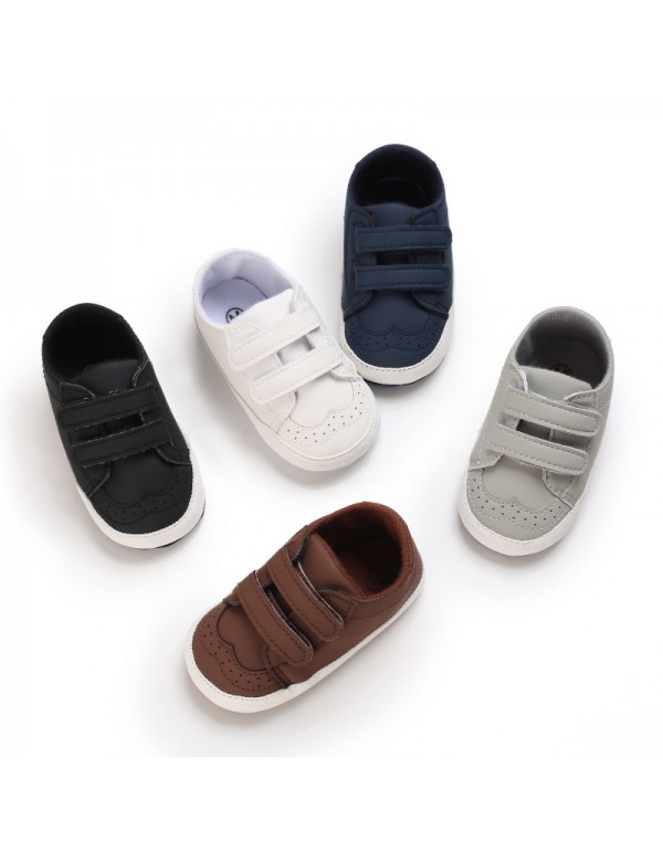 Baby shoes spring and autumn style 0-1 year old male baby shoes soft soled walking shoes 