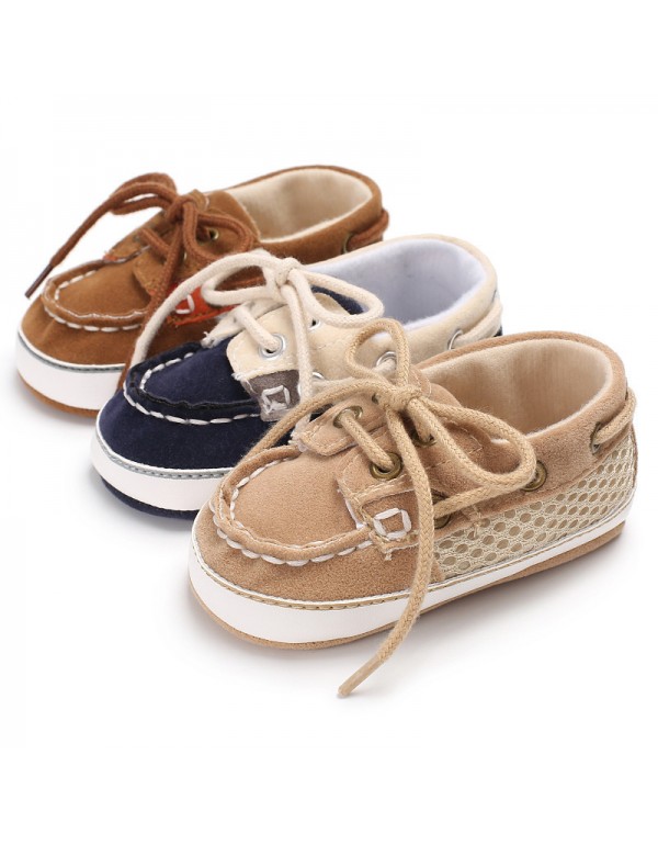 Baby shoes spring and autumn foreign trade 0-1-year-old boys' and girls' shoes soft soled casual walking shoes 