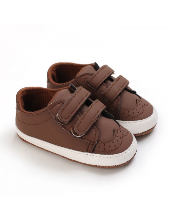 Baby shoes spring and autumn style 0-1 year old male baby shoes soft soled walking shoes 