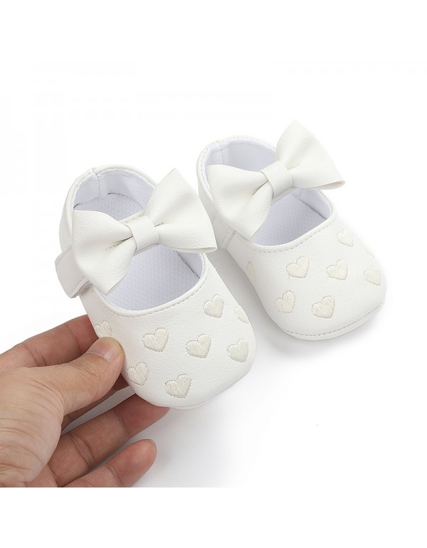 0-1 year old one heart baby shoes toddler shoes baby shoes soft soled baby shoes one hair substitute 