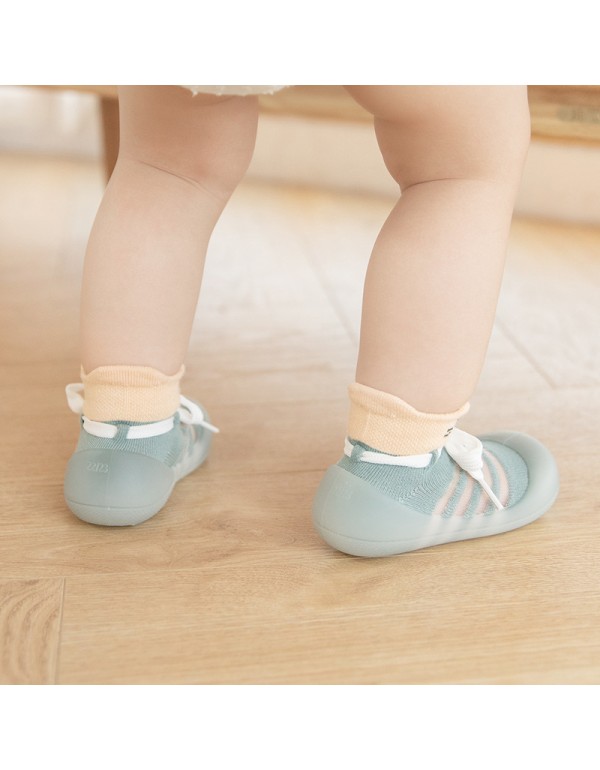 Summer children's shoes and socks toddler shoes floor socks infant shoes mesh breathable baby socks shoes baby socks 