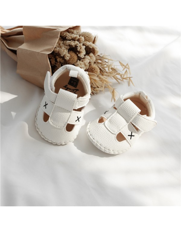 Hansheng baby sandals 0-1 year old toddlers summer soft bottom non slip baby shoes babyshoes 2019 