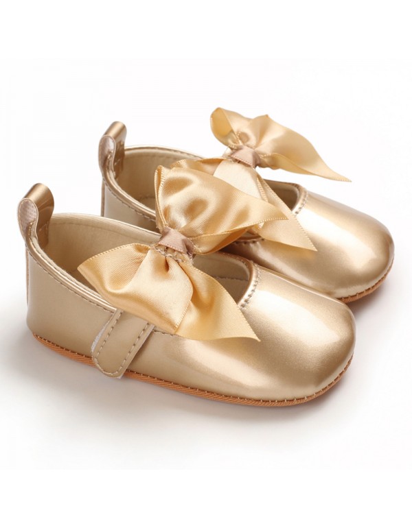 Spring and autumn style 0-1-year-old baby walking shoes Soft Sole Baby Shoes versatile princess shoes 
