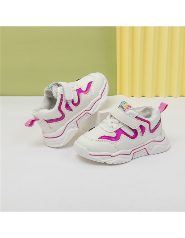 [Code Breaking clearance] children's shoes boys' sports shoes 2022 spring and autumn girls' middle-aged and big children's online Red daddy shoes 