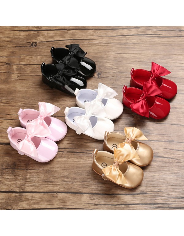 Spring and autumn style 0-1-year-old baby walking shoes Soft Sole Baby Shoes versatile princess shoes 